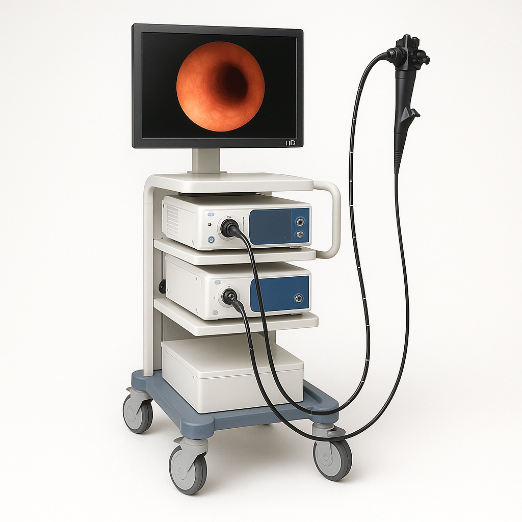 Endoscopy Equipment - Flexible and rigid endoscopes with imaging